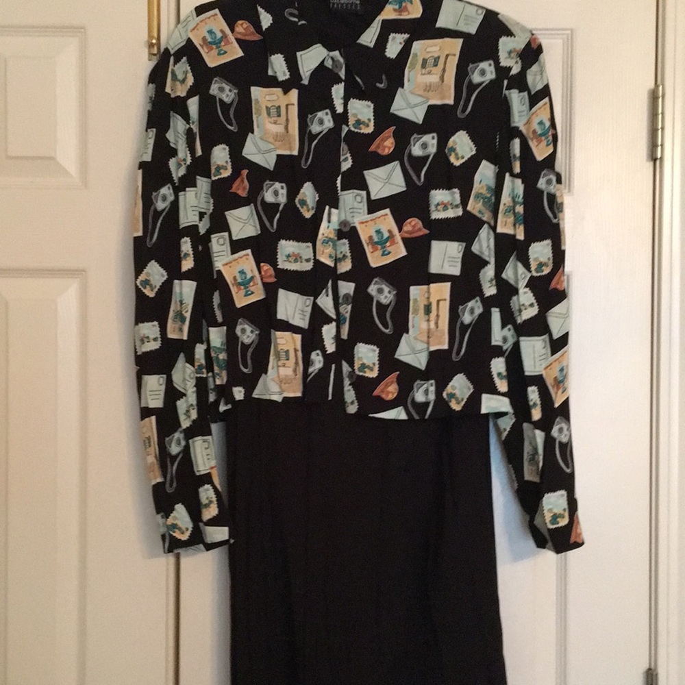 Liz Claiborne jumpsuit w/ blouse